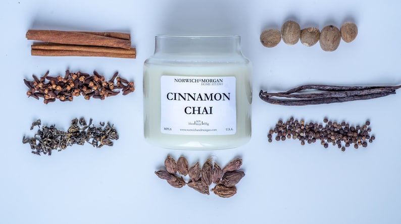 Cinnamon Chai 16oz Apothecary Soy Wax Candle