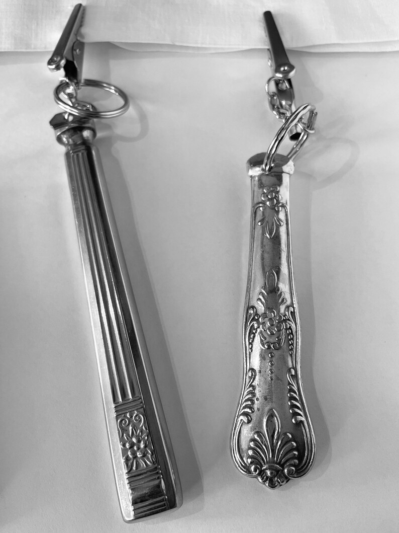 Tablecloth Weights From Recycled Silver Plated Cutlery for Etsy UK