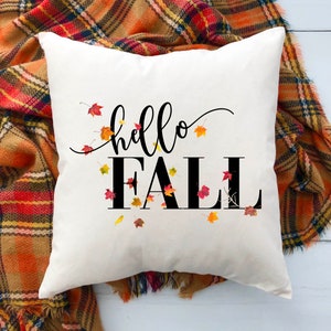 Hello Fall #6- 18x18 inch pillow cover