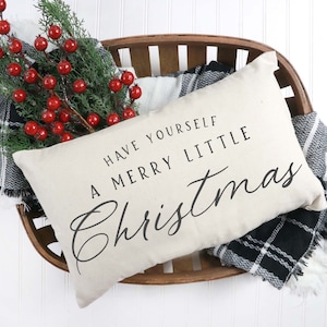 Ogiselestyle Merry Winter Throw Pillow Cover, 12 X 20 Inch
