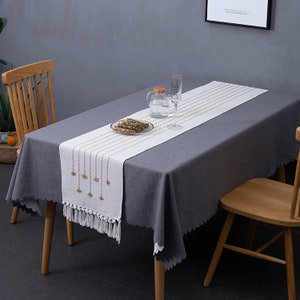 Woven Table Runner- Tan