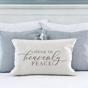 Housse de coussin Sleep in Heavenly Peace n° 9 30 x 20 po.