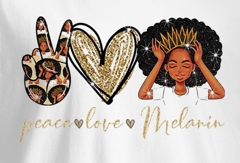 Download Peace Love Melanin. | Etsy