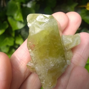 Rare Raw Brazilianite Crystal from Minas Gerais Brazil High Collectors Quality Mineral Specimen Solar Plexus and Sacral Chakra Stone image 4