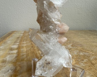 Chalcedony Stalactite with Terminated Clear Apophyllite