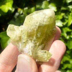 Rare Raw Brazilianite Crystal from Minas Gerais Brazil High Collectors Quality Mineral Specimen Solar Plexus and Sacral Chakra Stone image 9
