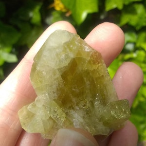 Rare Raw Brazilianite Crystal from Minas Gerais Brazil High Collectors Quality Mineral Specimen Solar Plexus and Sacral Chakra Stone image 7