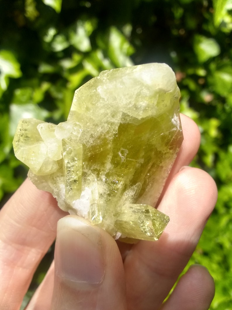 Rare Raw Brazilianite Crystal from Minas Gerais Brazil High Collectors Quality Mineral Specimen Solar Plexus and Sacral Chakra Stone image 10