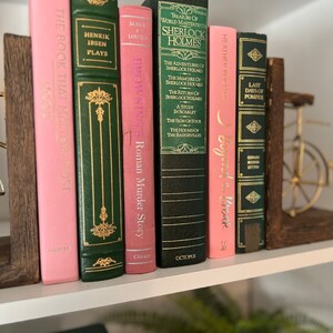 Decorative Vintage Books Green and Pink Vintage Books for - Etsy
