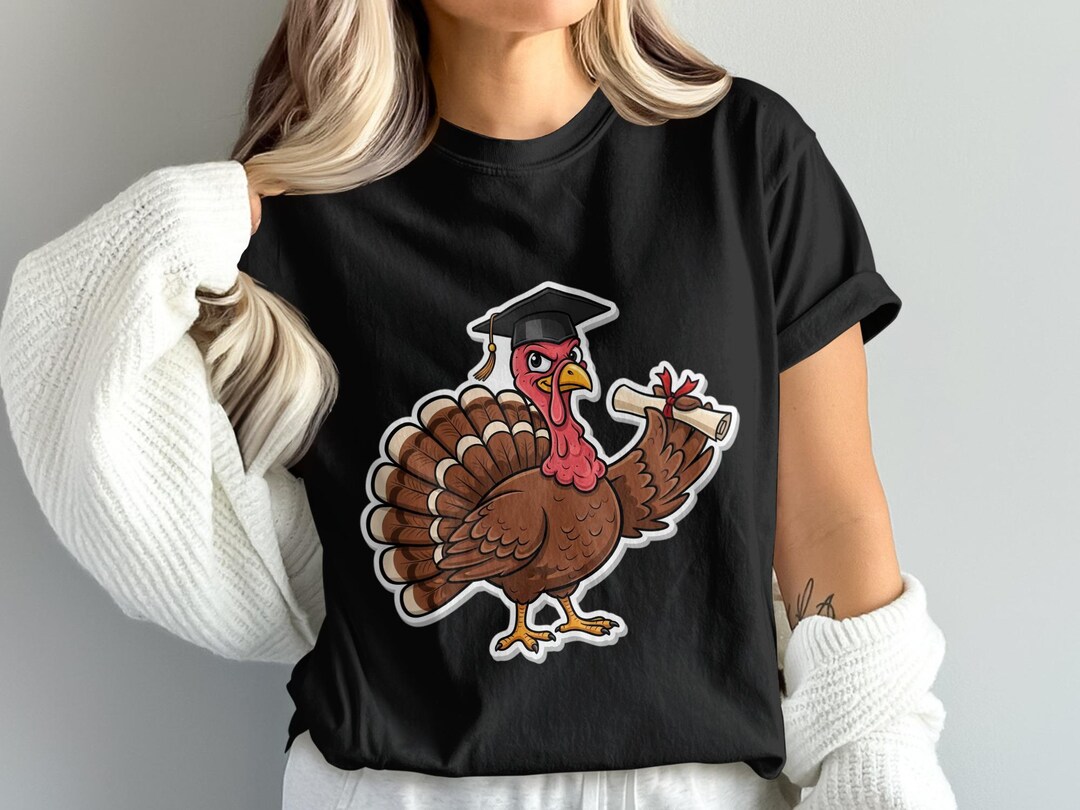Graduation Turkey PNG, Funny Thanksgiving Clipart, Thanksgiving Turkey ...