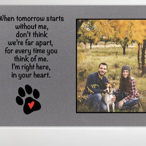 Dog Memorial Gift, Pet Remembrance, Pet Sympathy, In Memory of Dog, Dog Gift, Dog Lover, Cat Gift Bereavement Photo of Lost Pet Passing Gift