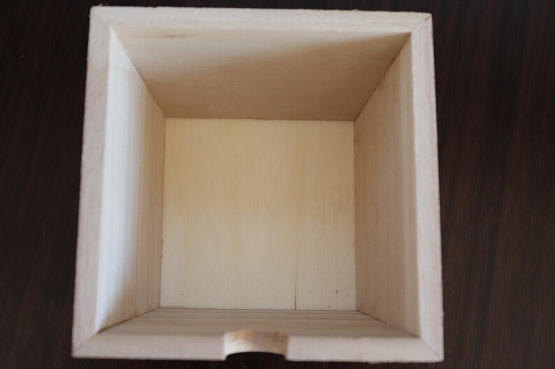 Unfinished Wood Planter Box DIY Centerpiece Rustic Etsy