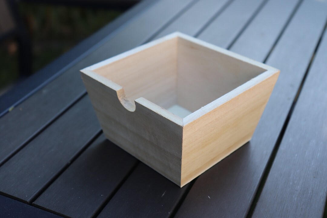 Unfinished Wood Planter Box, DIY Centerpiece, Rustic Centerpiece