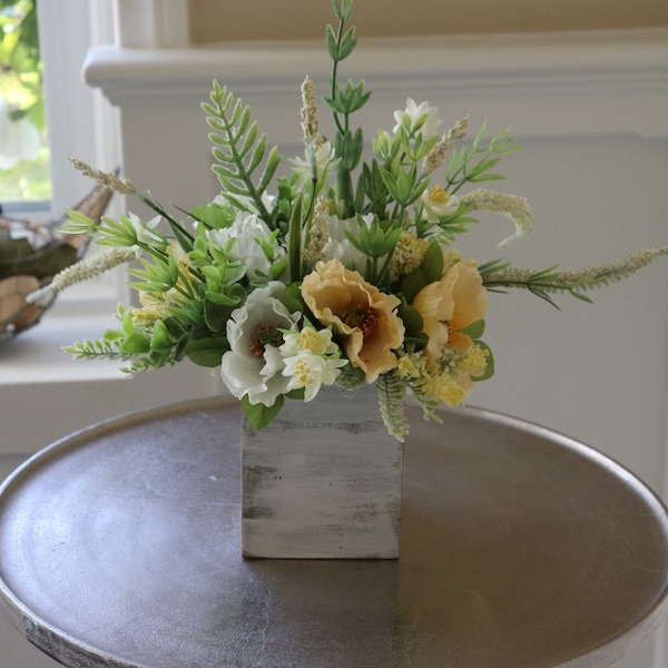 Silk Flower Arrangement - Etsy