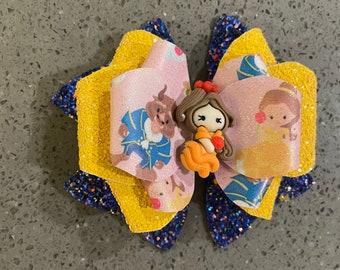 Beauty and the Beast Belle Hairbow