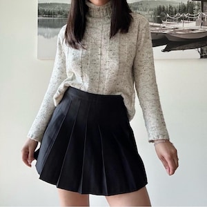 90s vintage knit turtle neck sweater