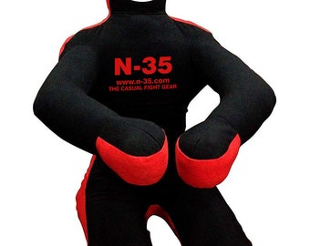 N-35 sitting Dummy Red180cm, bjj, MMA, grappling, muay Thai, throwing dummy