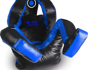Muñeco de entrenamiento N-35 de vinilo, 180 cm, resistente, para defensa personal, BJJ, MMA, grappling, muay thai, judo, kickboxing y lanzamiento.