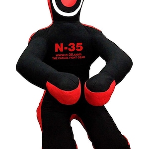 N-35 sitting dummy red throwing doll, bjj, MMA, grappling, muay Thai in 150 & 180 cm