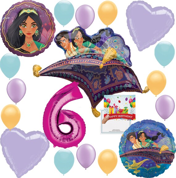 Aladdin Party Supplies Birthday Balloon Decoration Deluxe Etsy