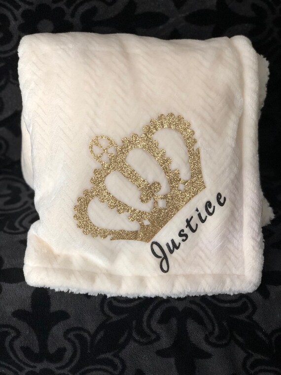 Baby Princess Plush Blanket Etsy