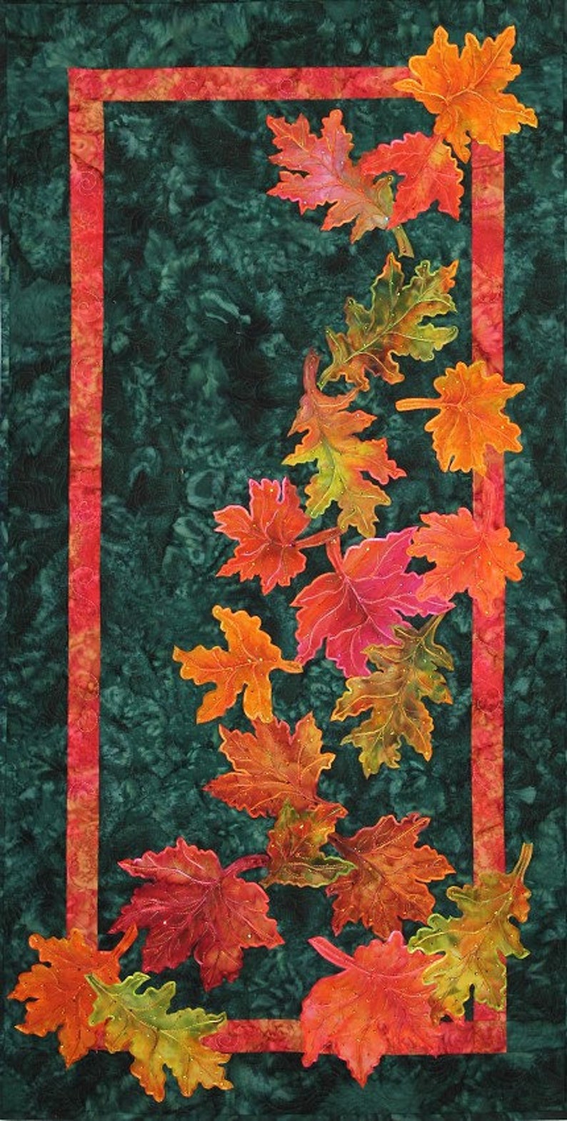 Falling Leaves PDF Quilt Pattern image 1