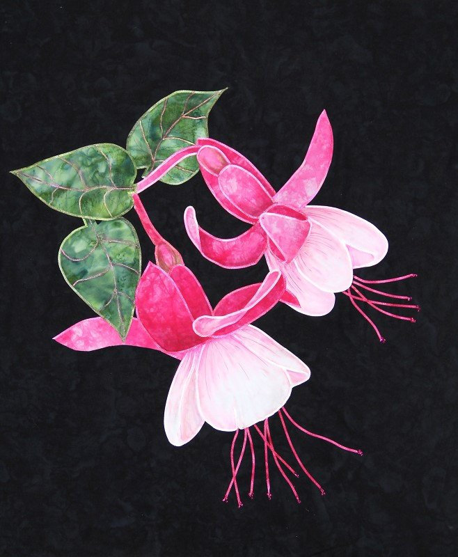 Fantastic Fuchsias PDF Quilt Pattern Etsy