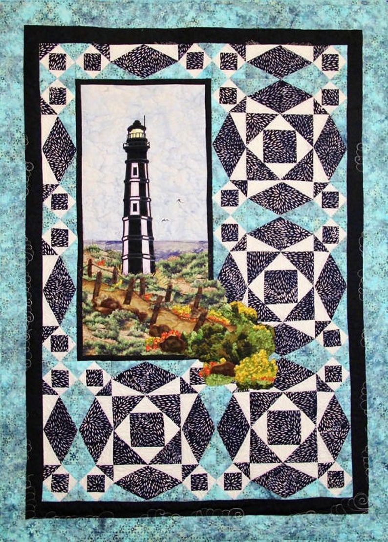 KIT Cape Henry Lighthouse Quilt Kit Etsy