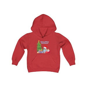 Its a Bluey Christmas Youth Heavy Blend Hooded Sweatshirt