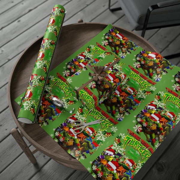 Teenage Mutant Ninja Turtle Mutant Mayhem Christmas Gift Wrapping Papers