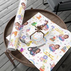 Mrs. Rachel Birthday Gift Wrap paper