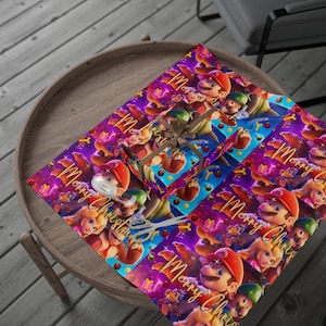Super bros christmas Wrapping Papers