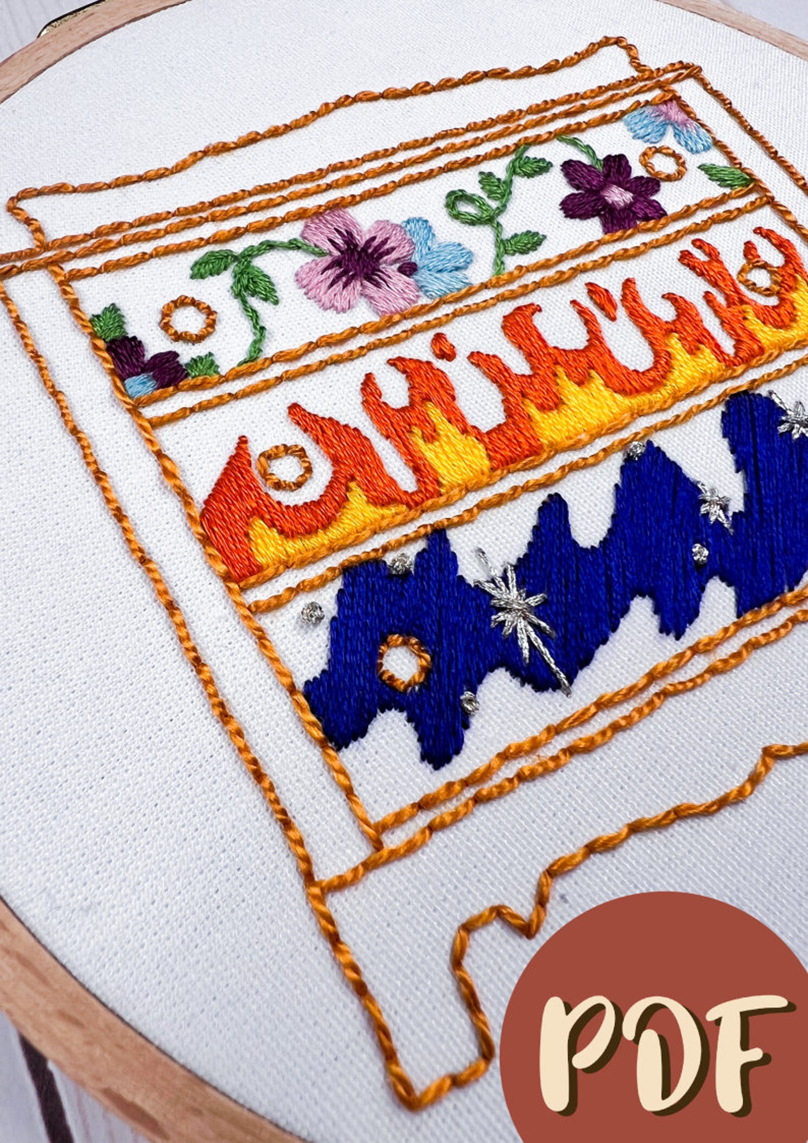 ACOTAR Inspired Archeron Sister Dresser Embroidery Pattern - Etsy