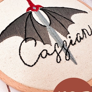 Cassian ACOTAR Inspired Embroidery Pattern