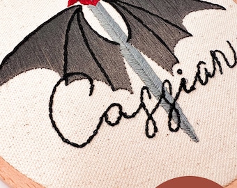 Cassian ACOTAR Inspired Embroidery Pattern