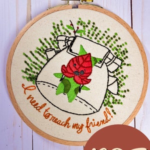 Tears of the Kingdom Inspired Korok &quot;I need to reach my friend!&quot; Embroidery Pattern