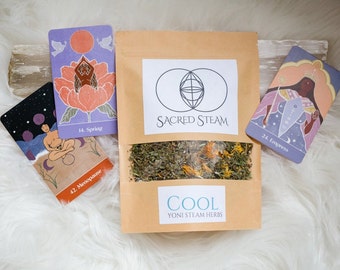 Cool Yoni Steam Herbs - 20 Steams - Organic and Reiki Infused