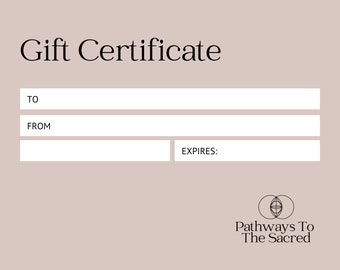 Gift Certificate - Digital