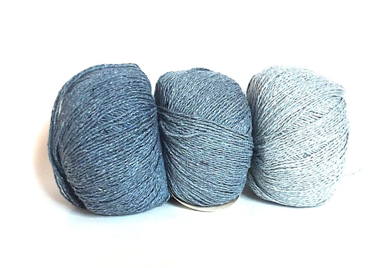 Eco Denim cotton yarn 100 made from recycled denim no dye Etsy