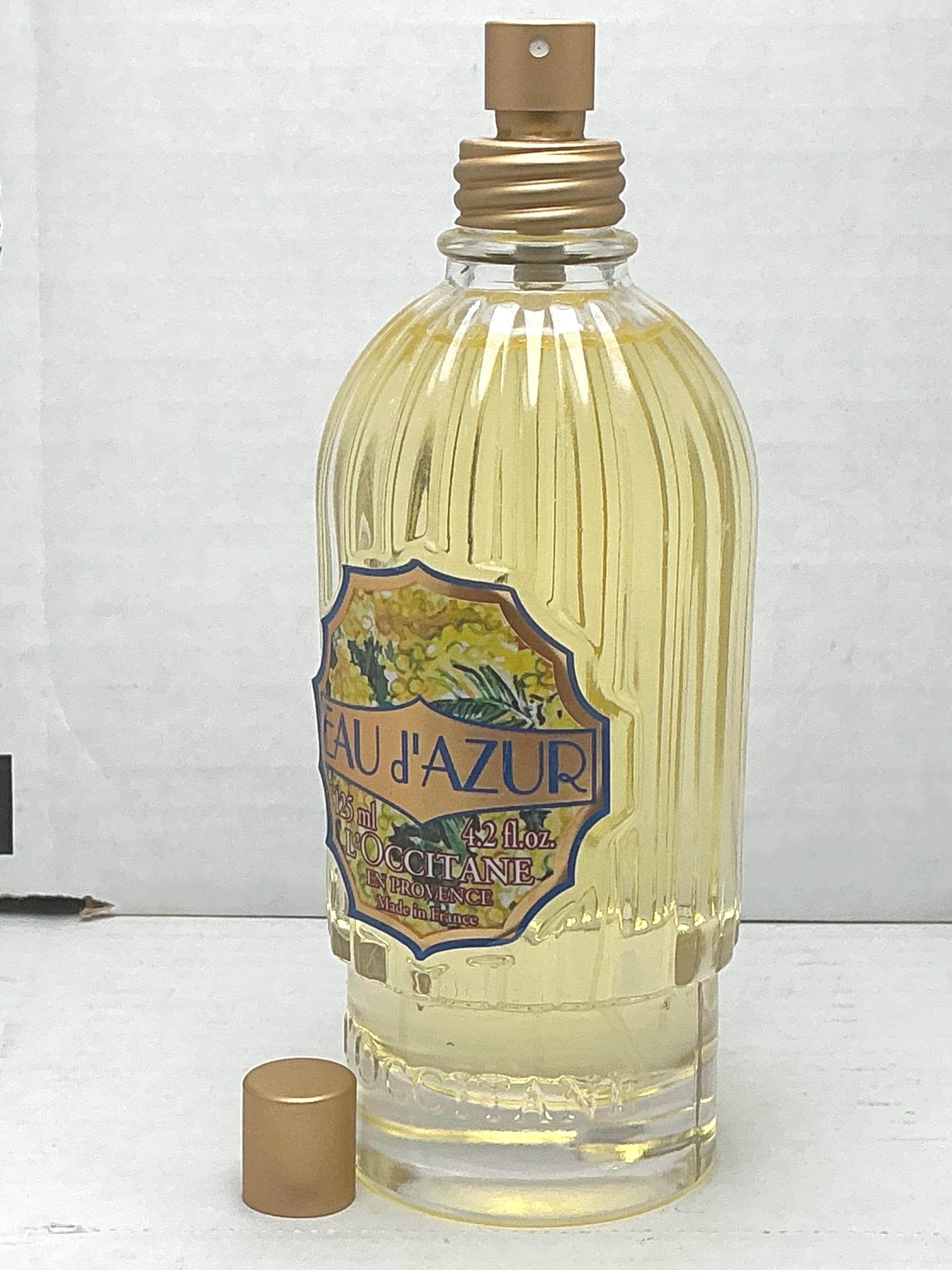 L'occitane Eau D'azur Le Mimosa Edt Spray Unboxed NEW 4.2 Oz. - Etsy