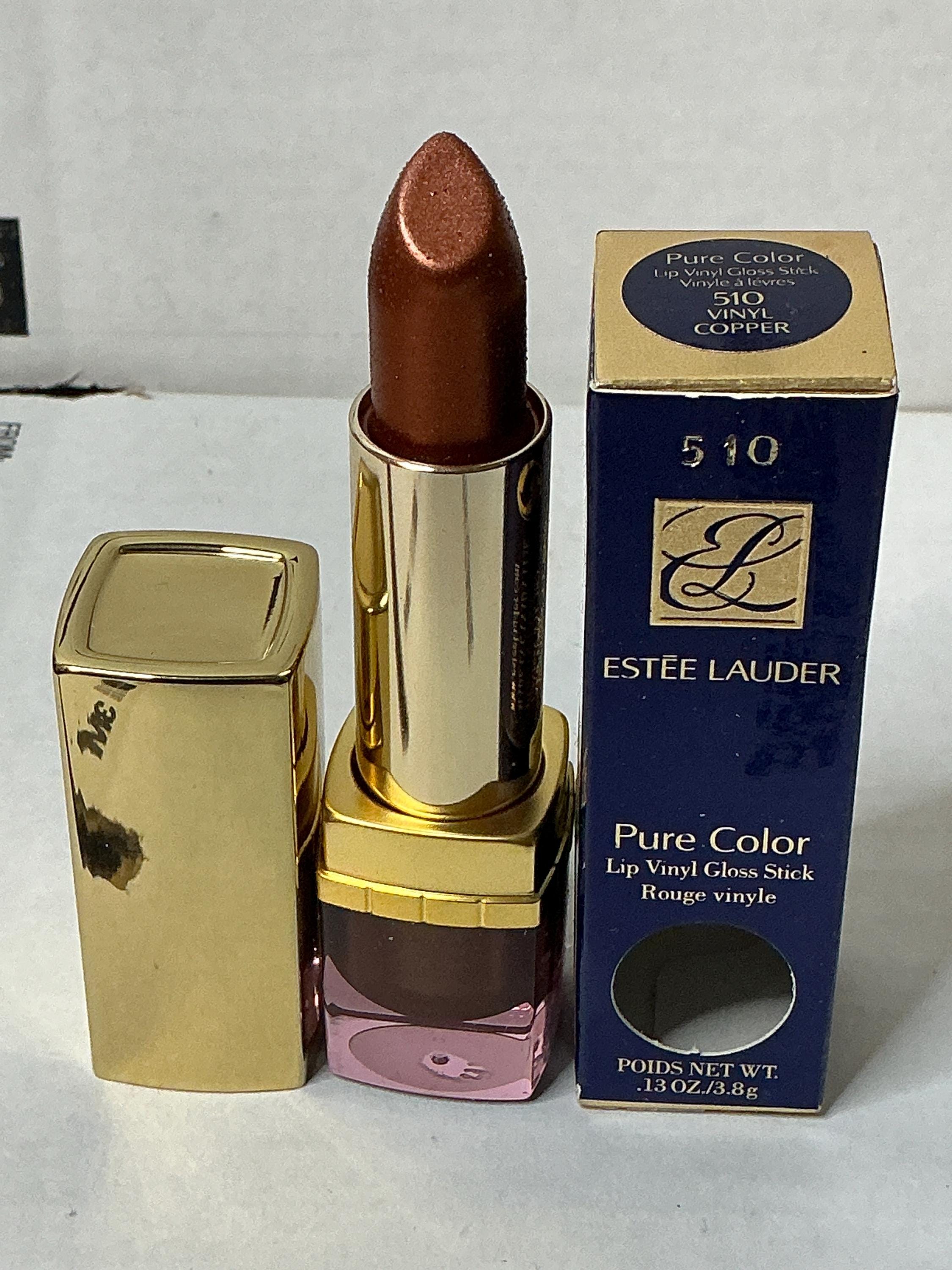 Estee Lauder 510 Vinyl Copper Lipstick NIB .13 Oz. - Etsy
