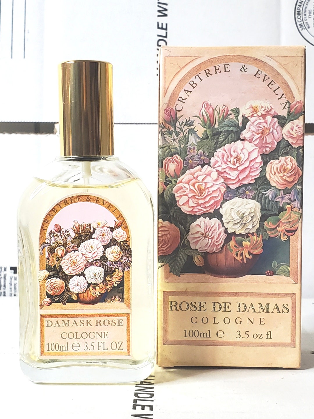Crabtree & Evelyn Damask Rose Cologne Spray NIB 3.5 Oz. - Etsy