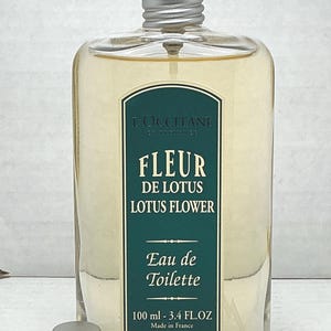 L’occitane fleur de lotus edt spray unboxed NEW 3.4 oz. image 1