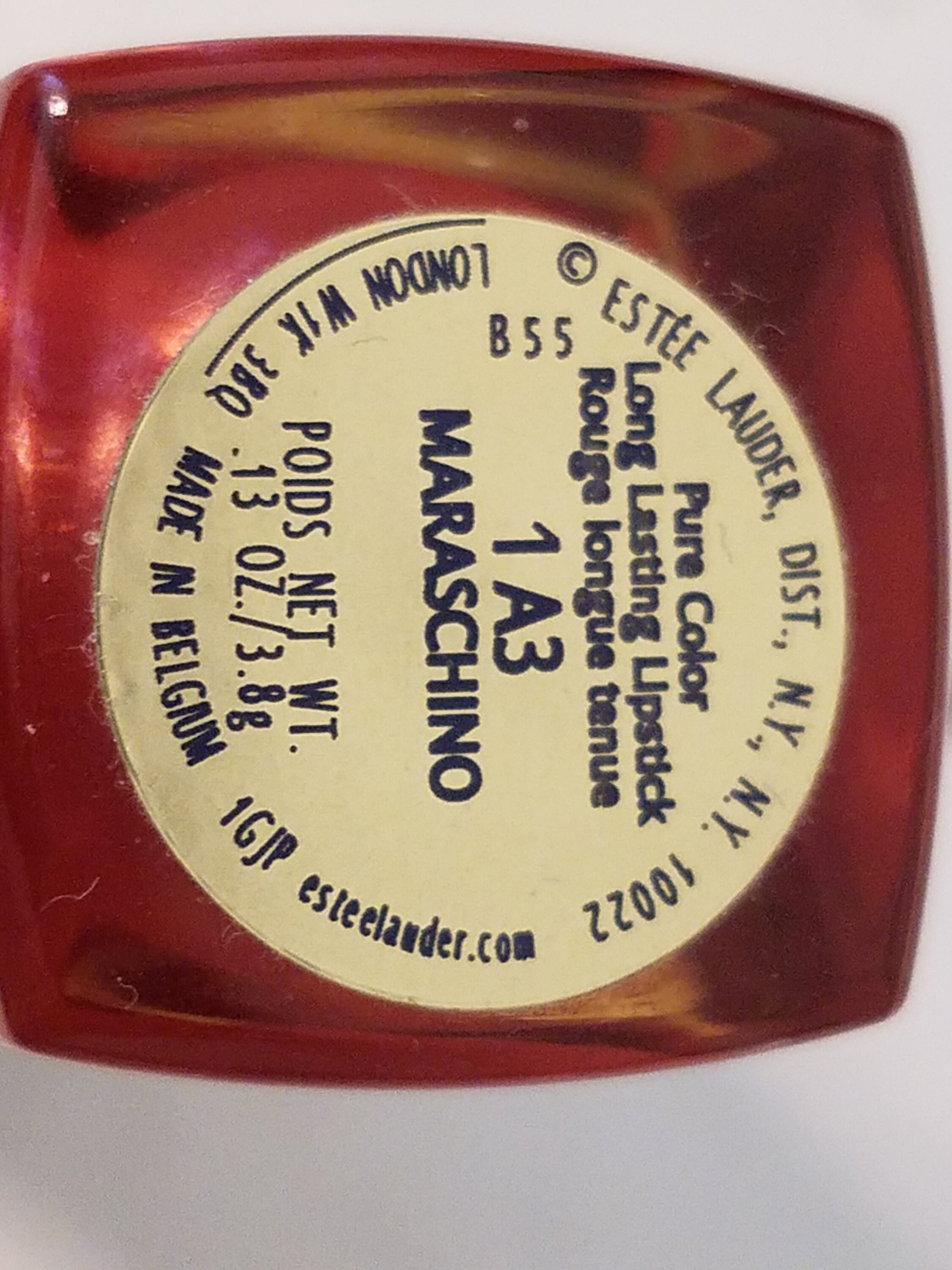 ESTEE LAUDER Pure Color Long Lasting 1A3 Maraschino Lipstick Unboxed