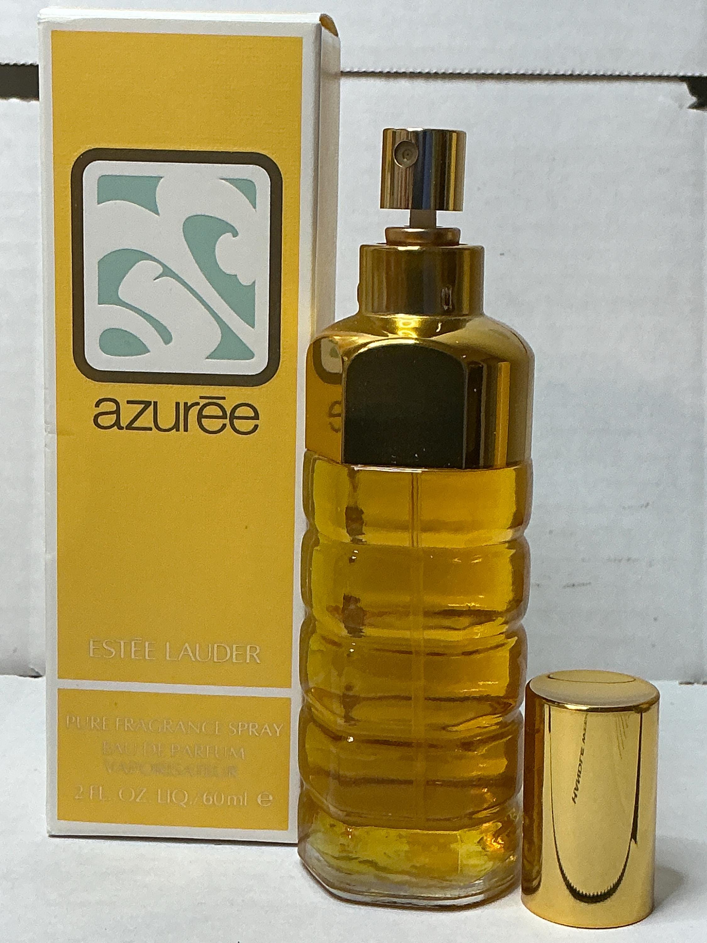 Estee Lauder Azuree Pure Fragrance Spray Vintage Perfume NIB 2 Oz