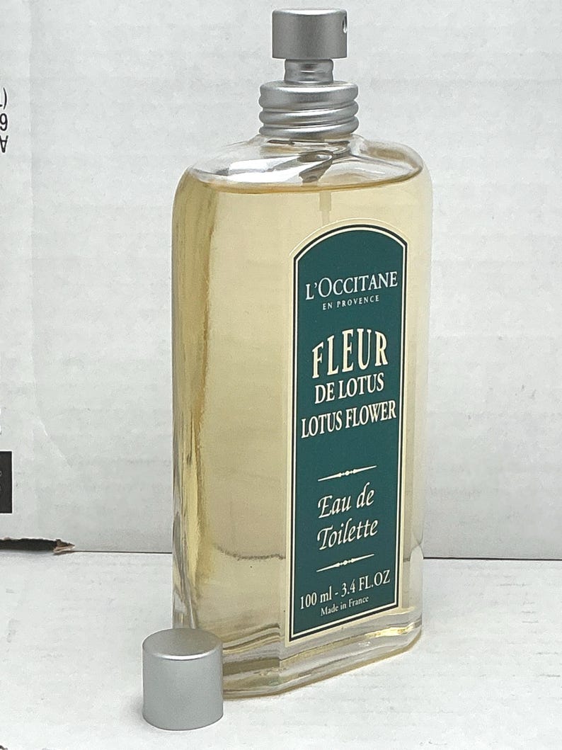 L’occitane fleur de lotus edt spray unboxed NEW 3.4 oz. image 9