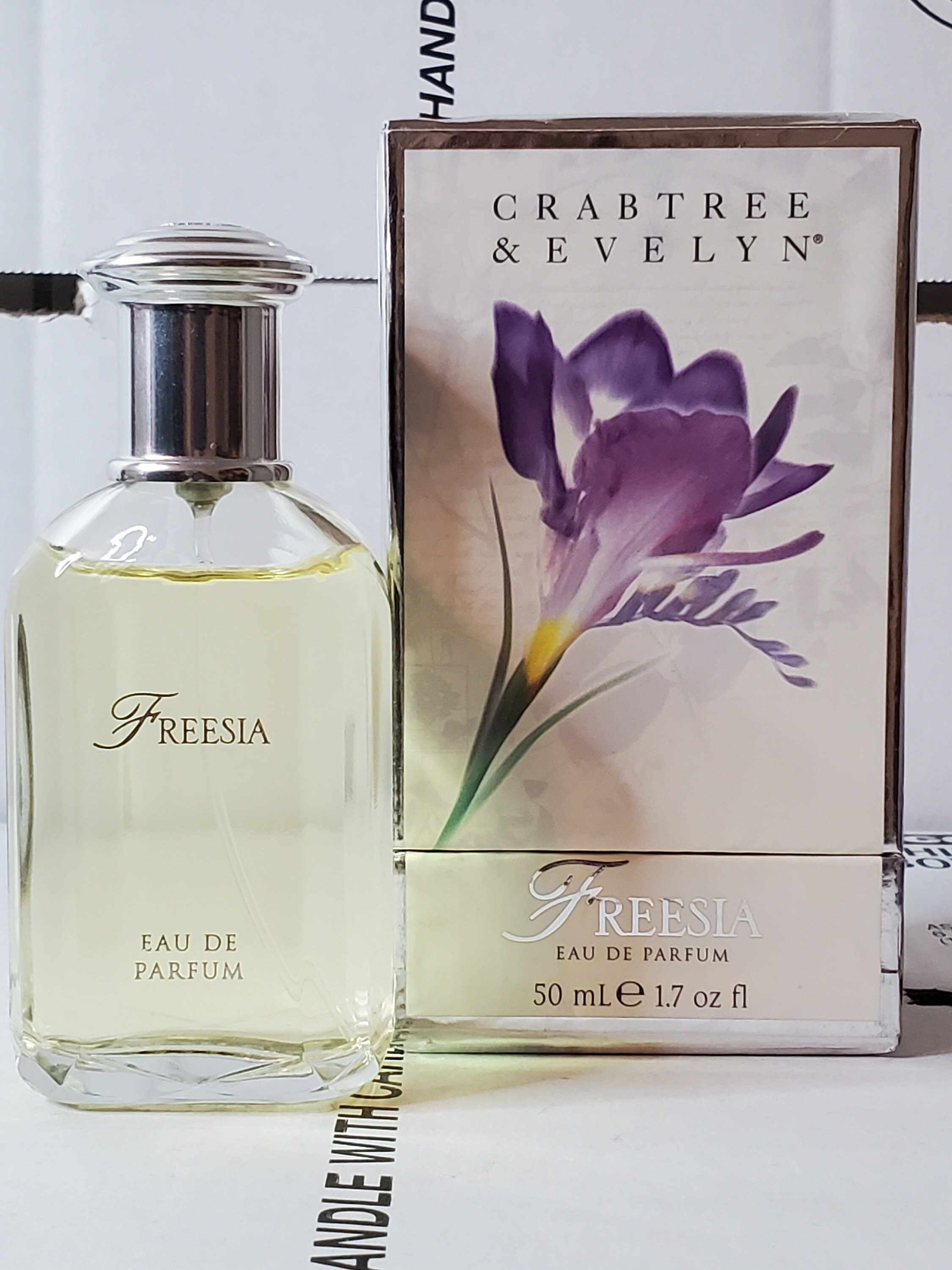 CRABTREE EVELYN Freesia Eau De Parfum Spray Niib RARE 1.7 Oz