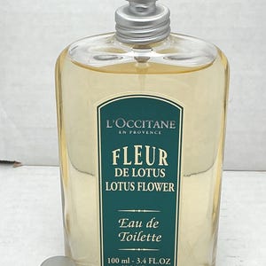 L’occitane fleur de lotus edt spray unboxed NEW 3.4 oz. image 2