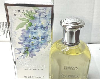 Crabtree & Evelyn Wisteria EDT Spray 3.4 Oz | Rare Perfume | NIB