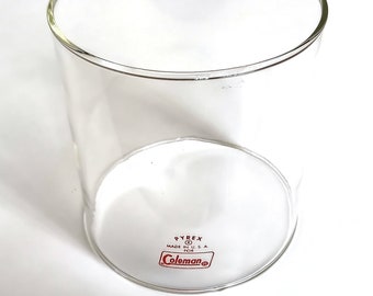 Vintage 1960-65 Coleman Lantern Globe by Pyrex, Fits 220 228 290 295, USA Made - Genuine Vintage Coleman Lantern Restoration Part